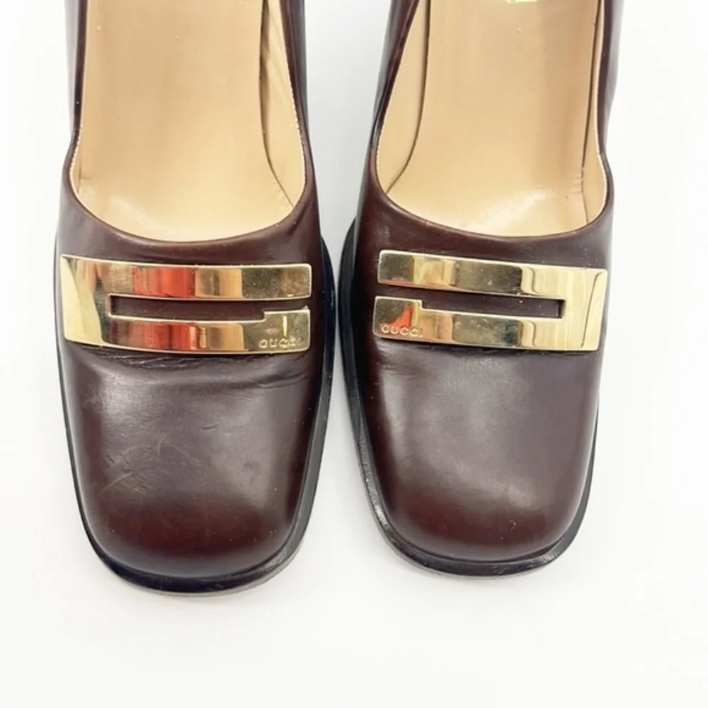 Gucci square toe